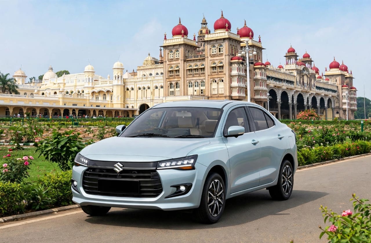 Swift Dzire sedan cab